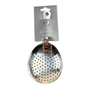 Viski Professional Stainless Steel Julep Strainer Cocktail Mixing Bar Tool NEW